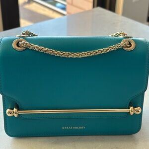 STRATHBERRY East/West Mini Turquoise/Blue - RARE